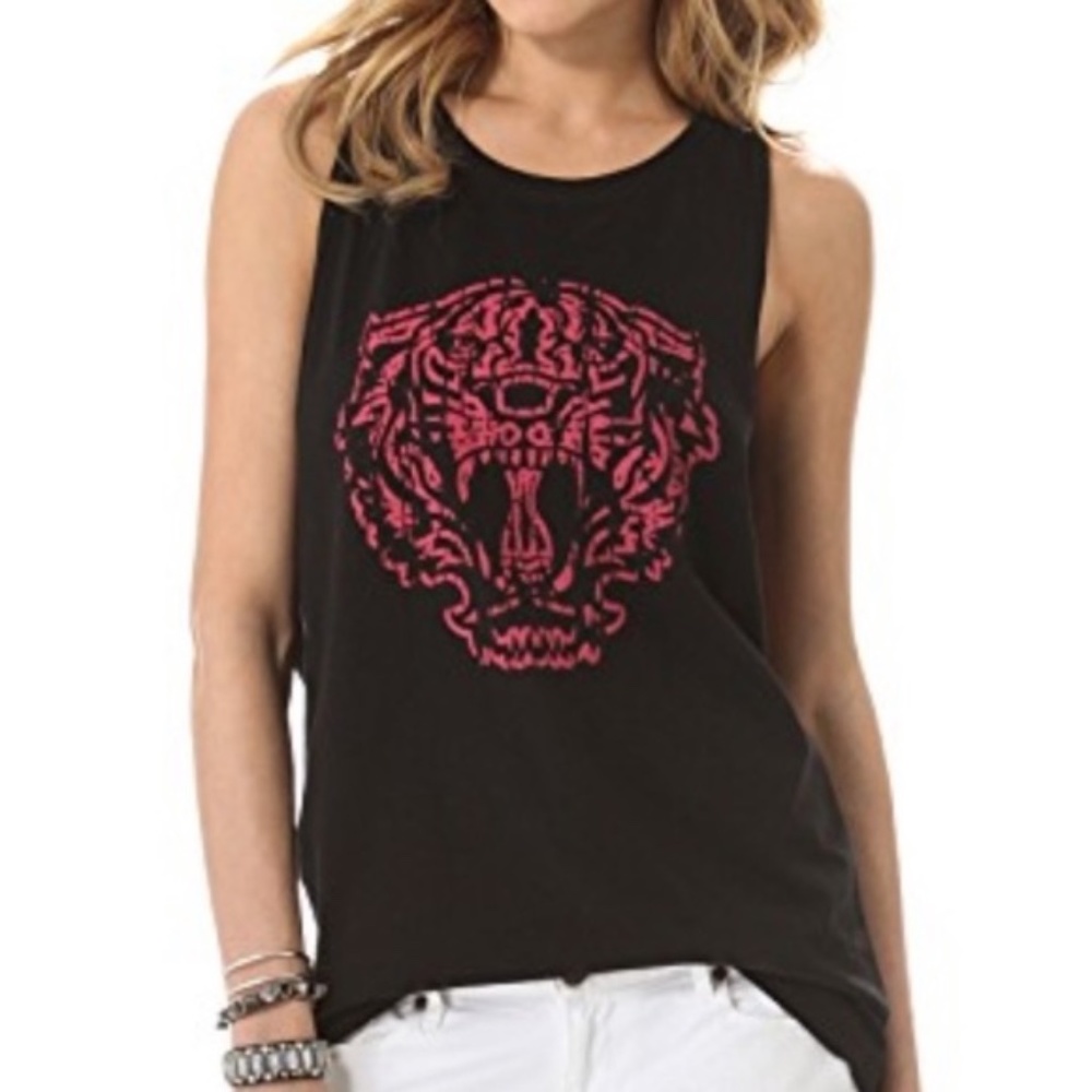 Pierre Balmain Lion Print Tank Top